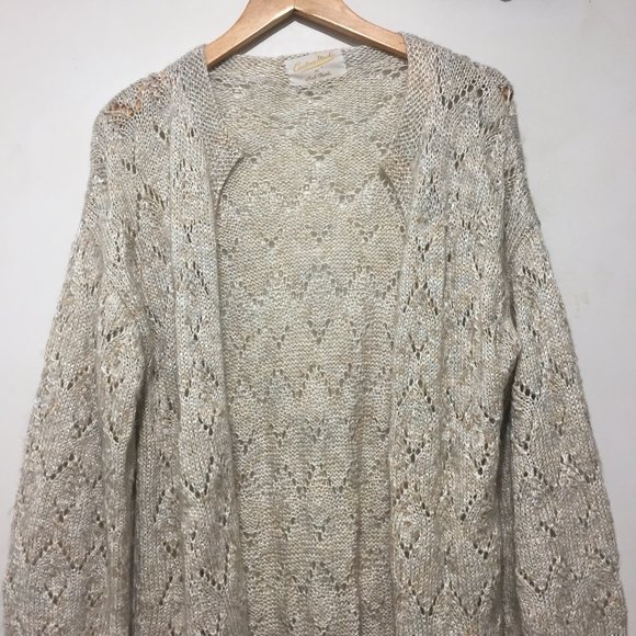 VINTAGE CARDIGAN SWEATER CUSTOM MADE BY RUTH FRANKS - Picture 1 of 4
